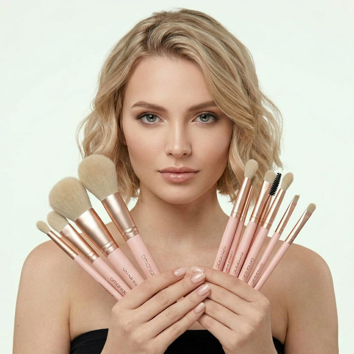 OMANIAC Juego de 20 brochas de maquillaje profesional \u2013 Kit de...