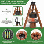 Juego de campamento para niños, 31 piezas con tienda de campaña, juego de simulación al aire libre, 3+