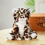 BSTAOFY León de peluche de 10’’ con luces LED, Guepardo, 10 inches (Glow Only)