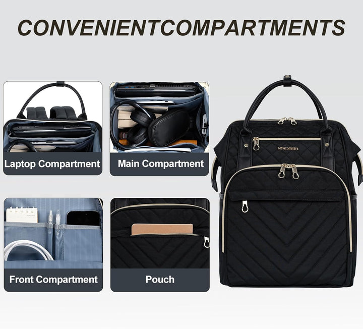 KROSER Mochila para Laptop de 17" Elegante Mochila Repelente al...