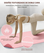 HAPBEAR Esterilla de yoga plegable de 72 x 24 x 0.24 pulgadas (0.236 in