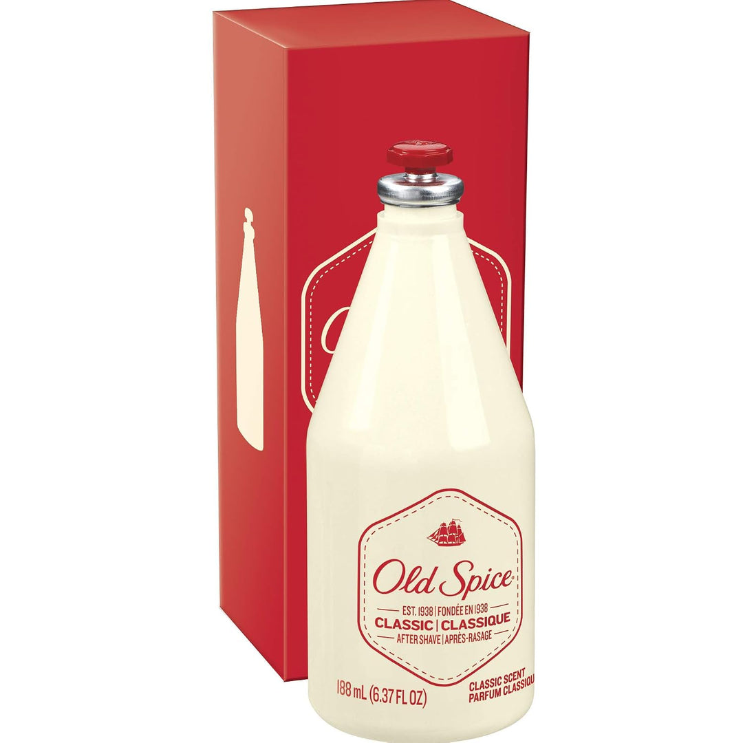 Old Spice Classic After Shave 6.37 oz (paquete de 3)