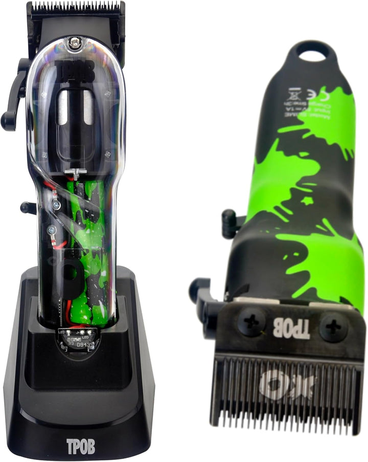 TPOB Slime 2 Cortapelos de peluquería para hombres 6800 RPM con est...