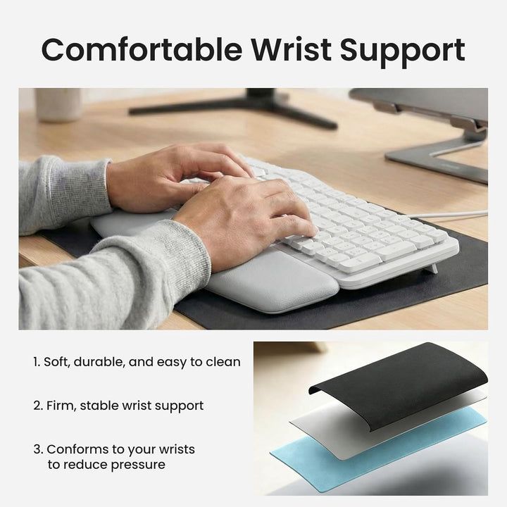 Nulea Teclado ergonómico dividido, teclado de escritura natural con...