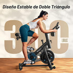 MERACH Bicicleta de ejercicio estática magnética para uso en casa con APP