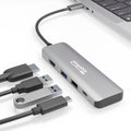 Plugable, USBC-4IN1, hub USB 2.0