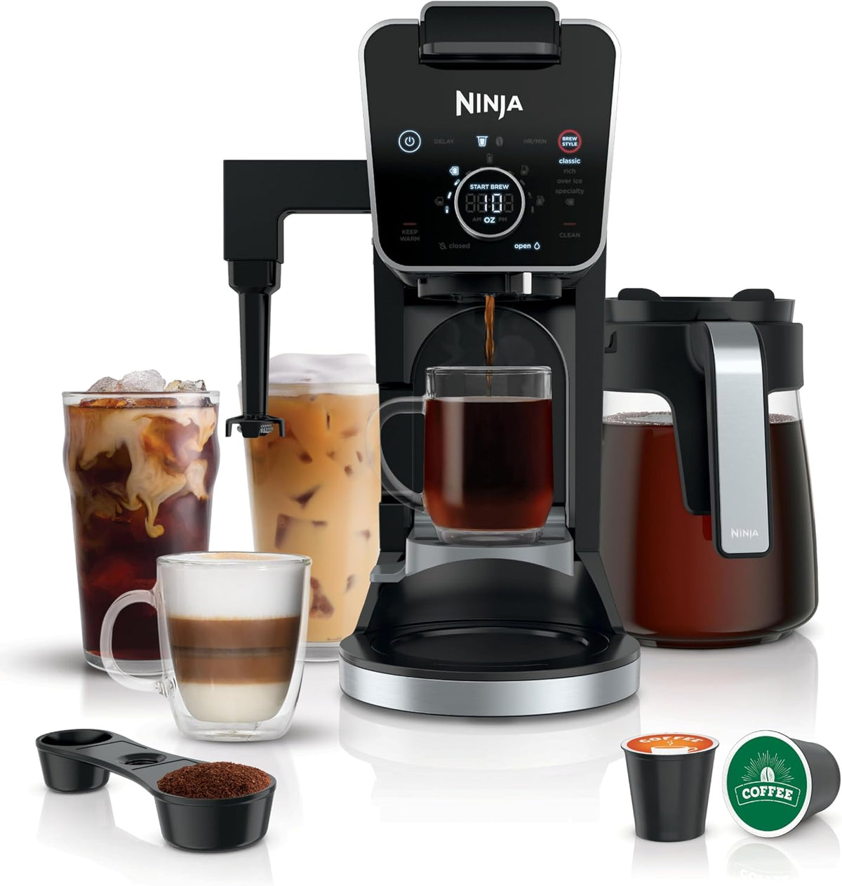 Ninja Specialty - Cafetera de goteo DualBrew Pro, negro, CFP301