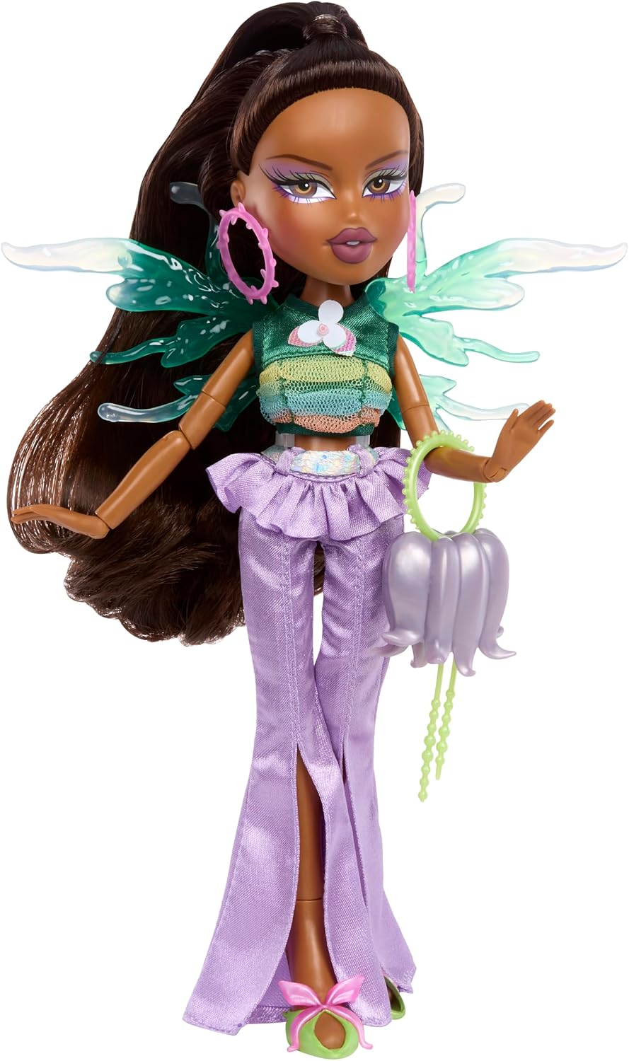 Bratz Moda Pixiez Sasha Muñeca de fantasía coleccionable con moda real y accesorios