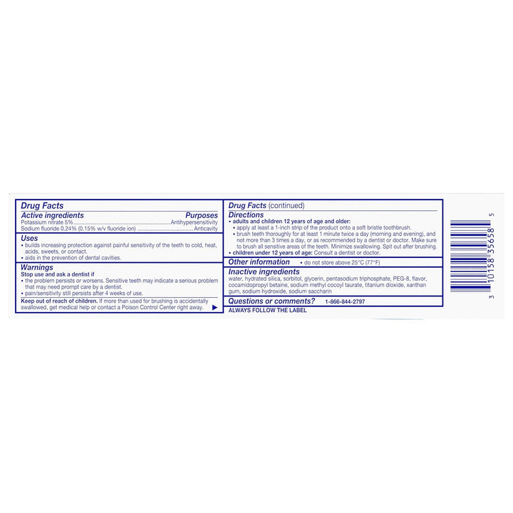 Sensodyne Pasta dental blanqueadora extra blanqueadora