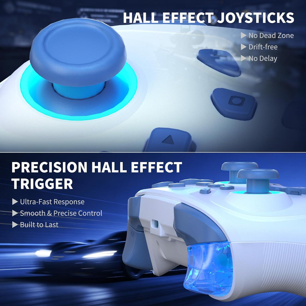 YUYIU Controlador Inalámbrico para Gaming para PC, Switch, Steam Deck, Android, iOS