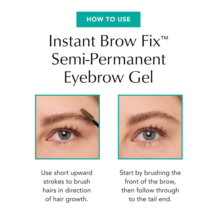 Thrive Causemetics Instant Brow Fix Gel semipermanente para cejas,...