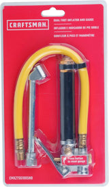 CRAFTSMAN Inflador y medidor de doble pie, 20-120 PSI, válvula de a...
