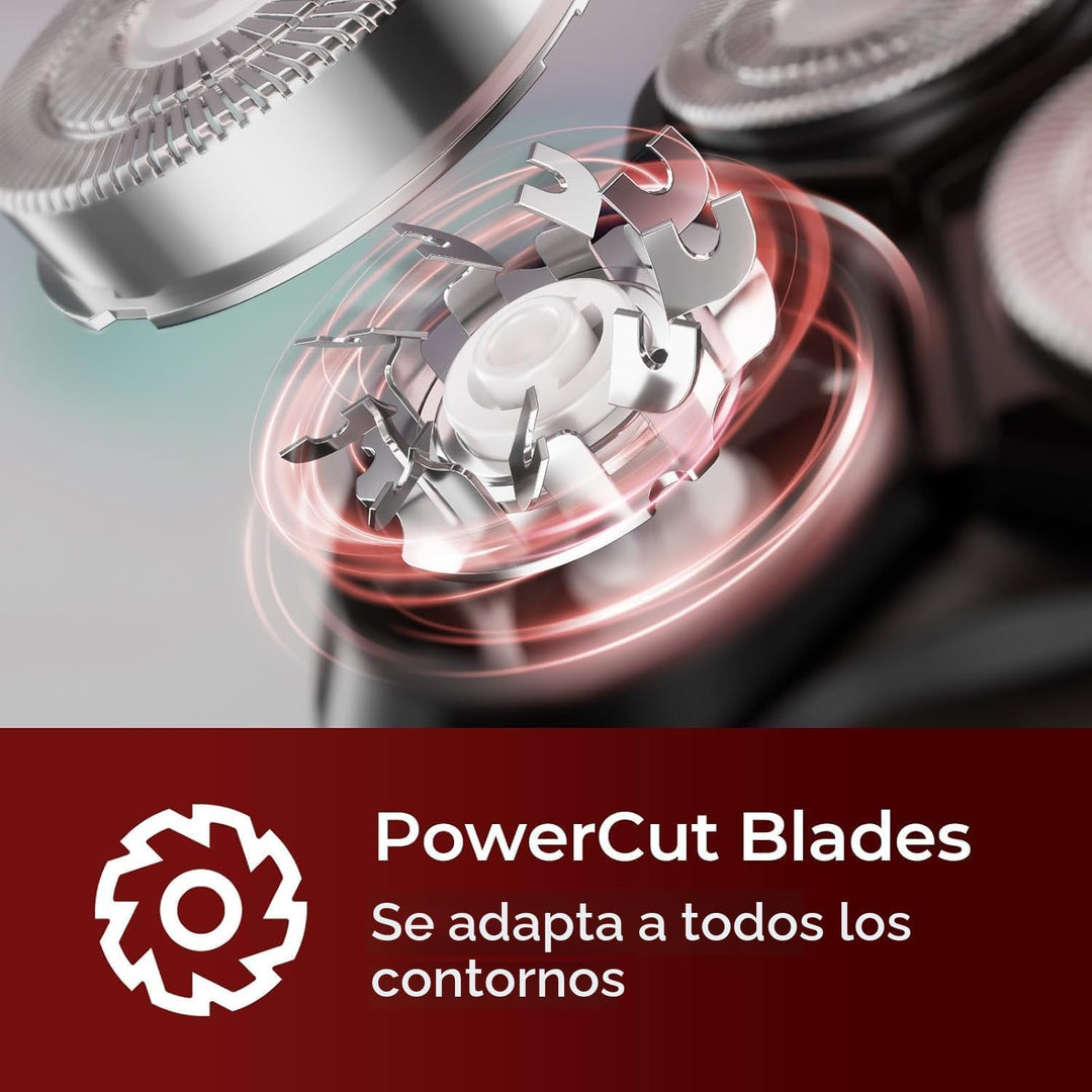 Maquinilla de afeitar eléctrica rategist 3 en 1 para hombres: acele...