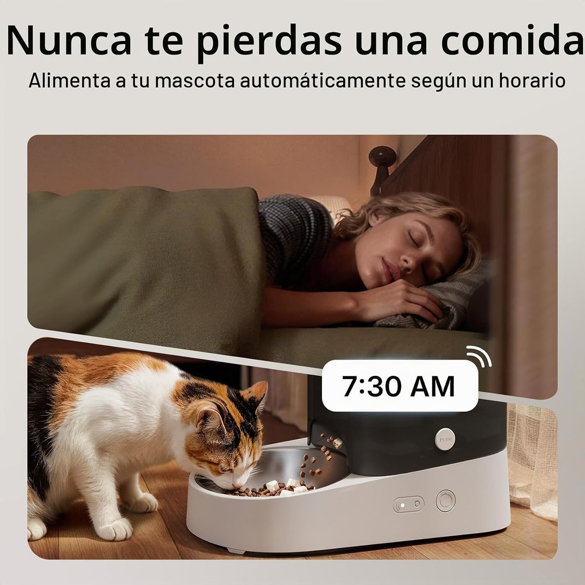 PETKIT Comedero Automático para Gatos, Comedero Automático para Perros WiFi 2.4G, Dispensador de Comida para Mascotas con Control de Aplicación y Sistema Triple Fresh-Lock, Hasta 10 Comidas al Día