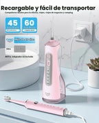 JTF Electric Toothbrush & Water Flosser Combo, 2-1 Portable Oral Clean Kit
