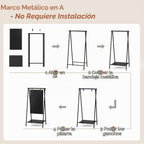 SELEAD Pizarrón metálico en A-Frame Sin montaje, 21"x44” Cartel de sándwich