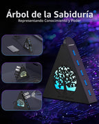 JoyReken, J7-TR-BK-2FT, hub USB 3.0 de 7 puertos