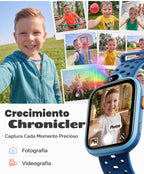 BIGGERFIVE Reloj inteligente para niños, reloj de fitness de 1.8 pies