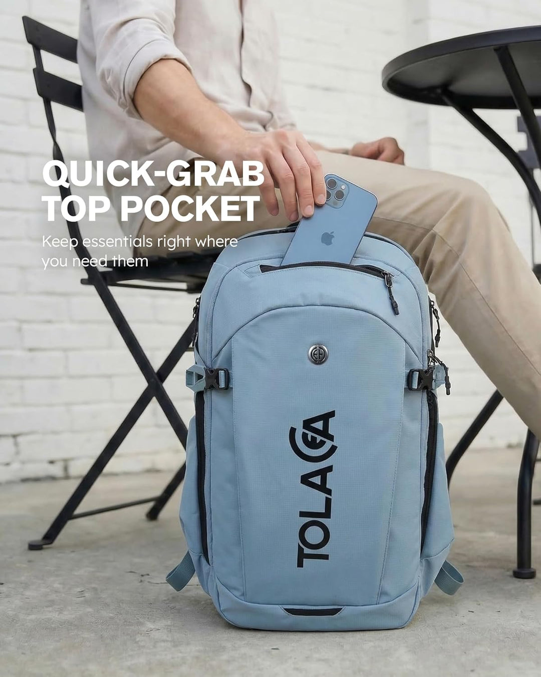 Tolaccea Travel Laptop Backpack 32L, TSA Friendly Flight Approved C...