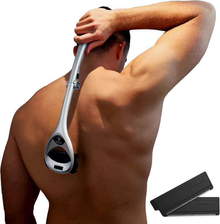 Afeitadora de espalda baKblade 2.0 SilverBak para hombres: afeitado...