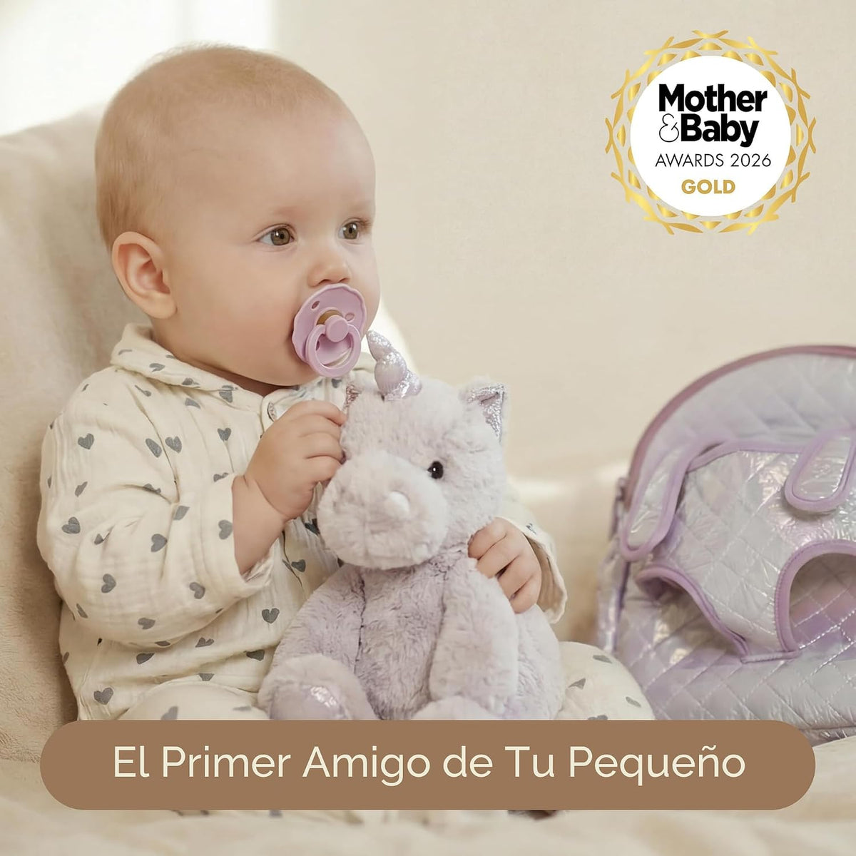 Moonkie Hug & Go - Mochila de unicornio para niños pequeños, bolsa de felpa suave con juguete desmontable para niñas de 2 a 4 años, perfecta para guardería, viajes y regalos de cumpleaños para niños de 3 años