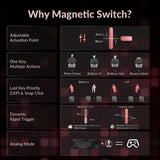 Keychron Teclado mecánico con cable C3 HE TKL (80% de diseño), inte...