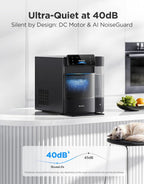 GoveeLife Máquina de hielo Smart Nugget Pro, 60 libras diarias, hielo de 6