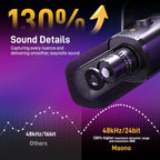 MAONO Micrófono dinámico USB/XLR para transmisión de juegos