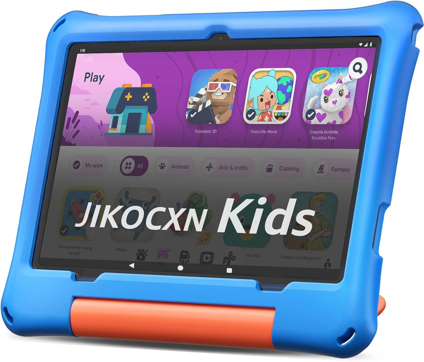 JIKOCXN Tableta para niños, tableta Android 16 para niños de 10 pul...