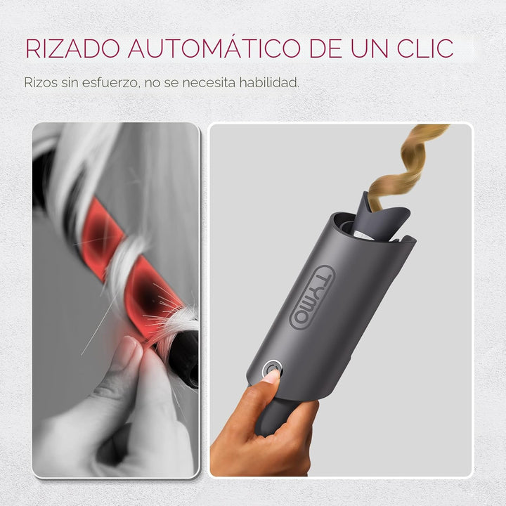 TYMO TYMO CURLPRO - Rizador de pelo giratorio automático, rizador d...