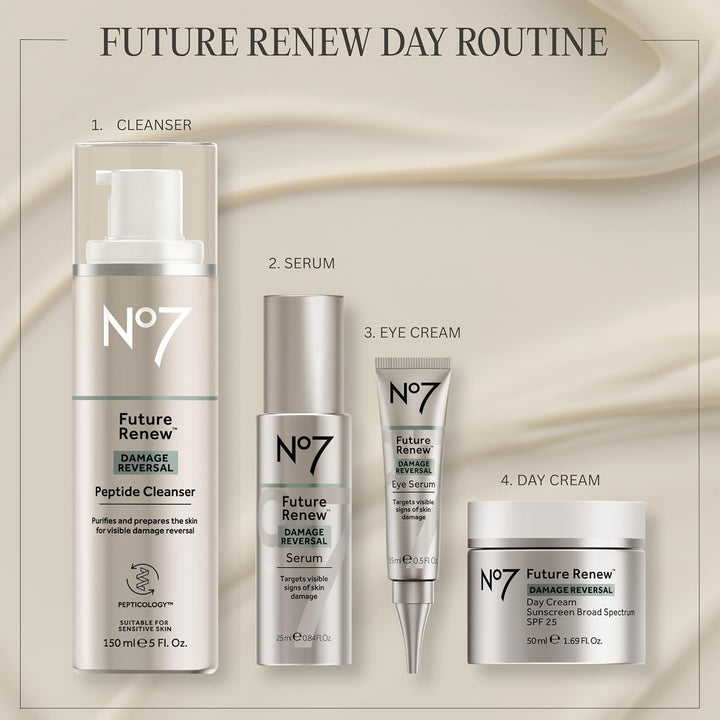 No7 Future Renew Damage Reversal Crema facial con SPF 25 \u2013 Hid...
