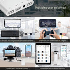 Adaptador Lightning a HDMI para iPhone/iPad a TV Adaptador USB OTG dual
