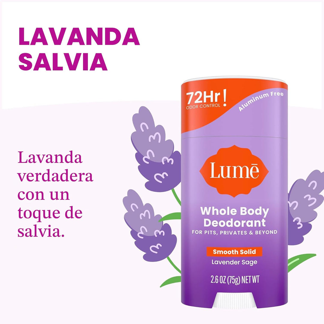 Lume Desodorante para Todo el Cuerpo - Barra Sólida Suave - Control...
