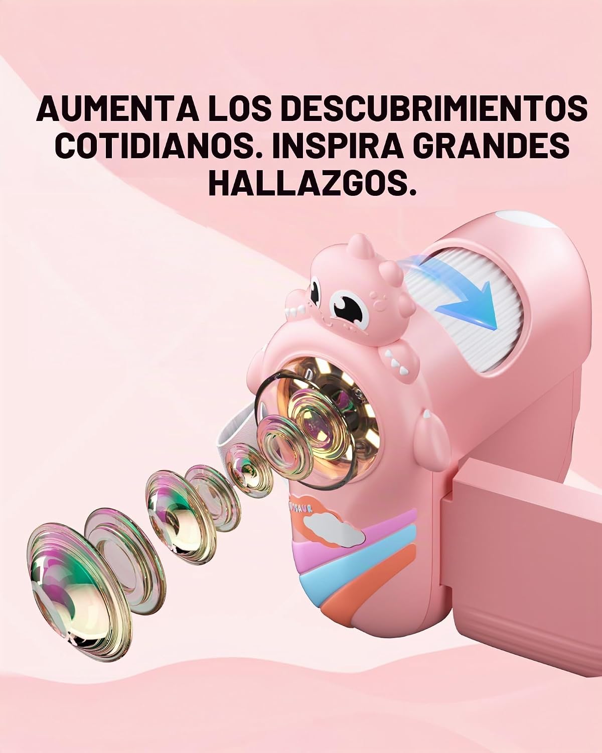 1000X Microscopio STEM para Niñas de 6-12 años, Rosa/Morada