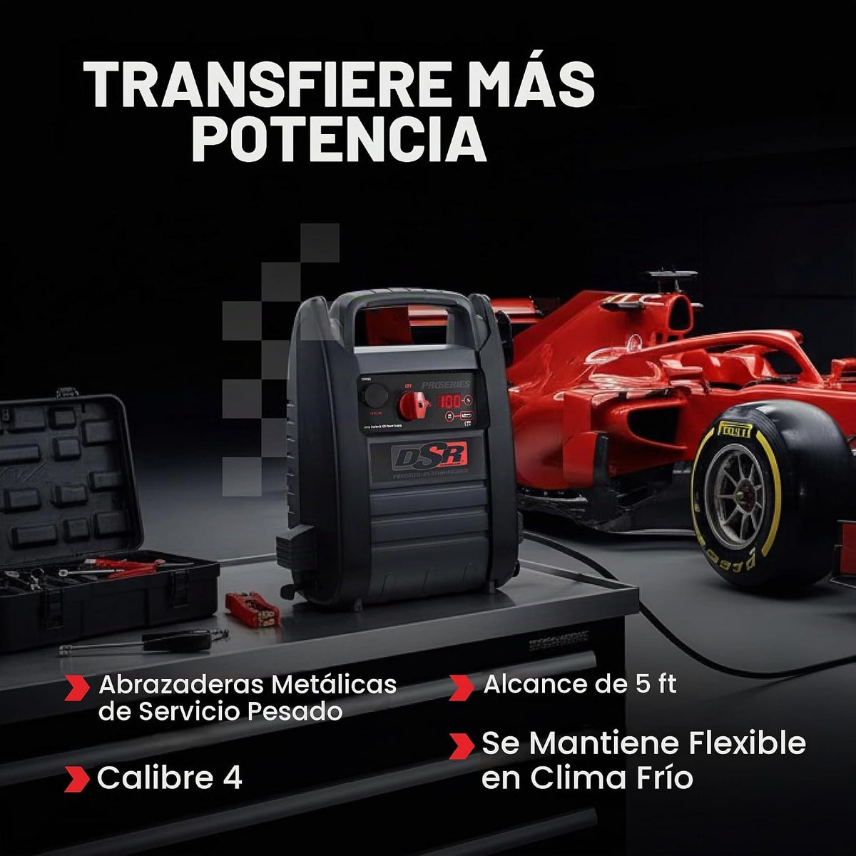Schumacher Electric Arrancador de batería de coche y central eléctrica