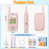 Walkie Talkies de video para niños paquete de 2