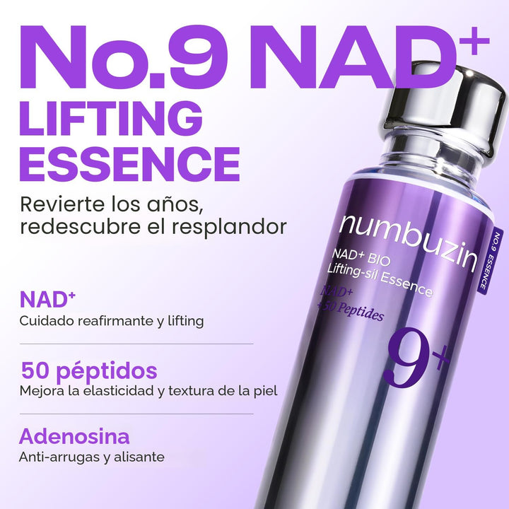 numbuzin No.9 NAD+ suero de elevación de péptidos para cara y cuerp...