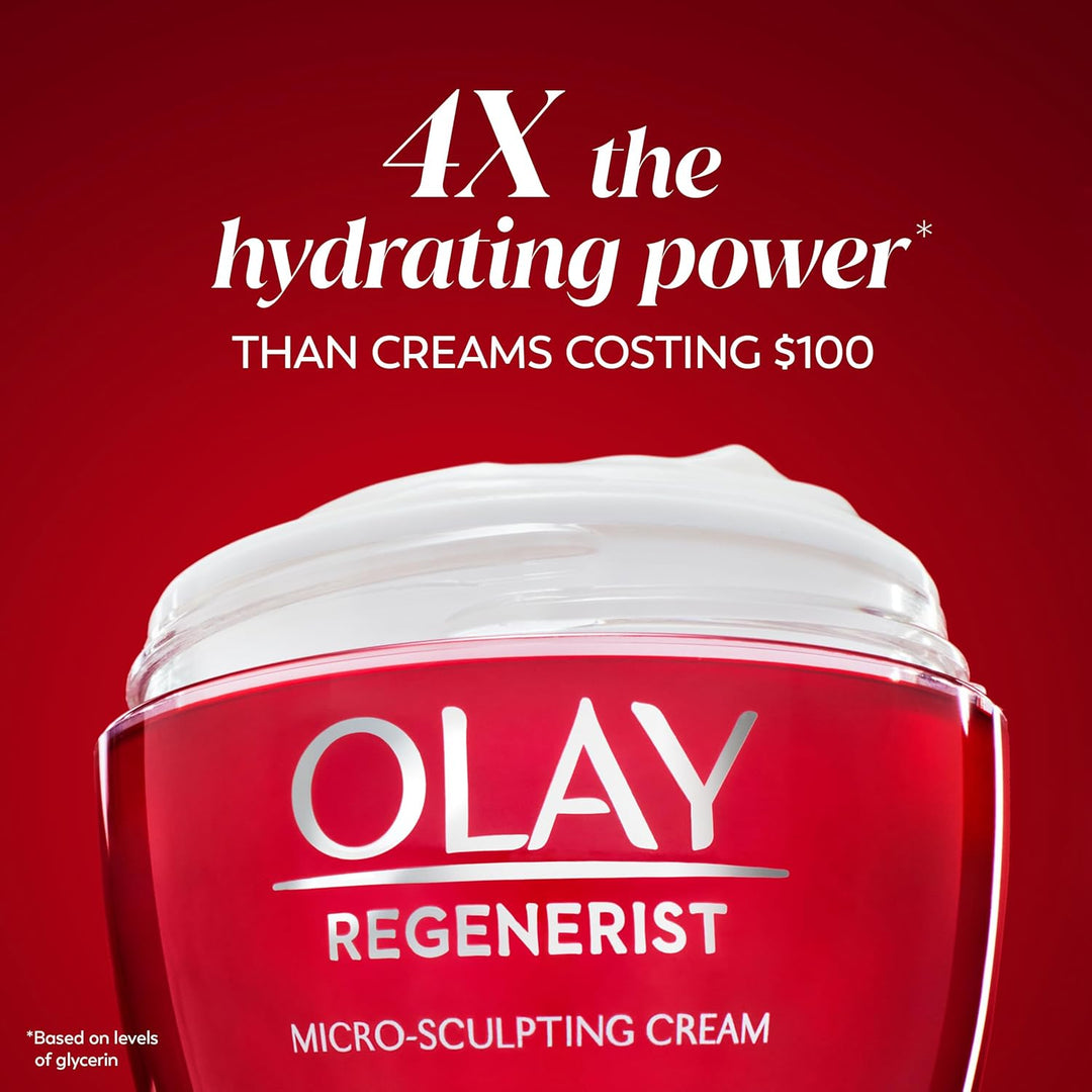 Olay Crema hidratante facial Regenerist para mujeres, sin fragancia...