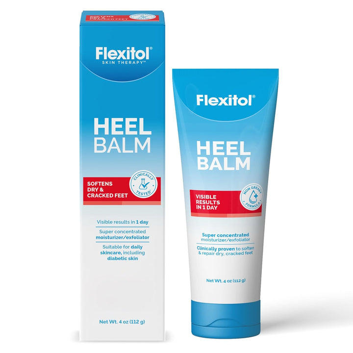 Flexitol Bálsamo para el talón, rica crema hidratante y exfoliante...