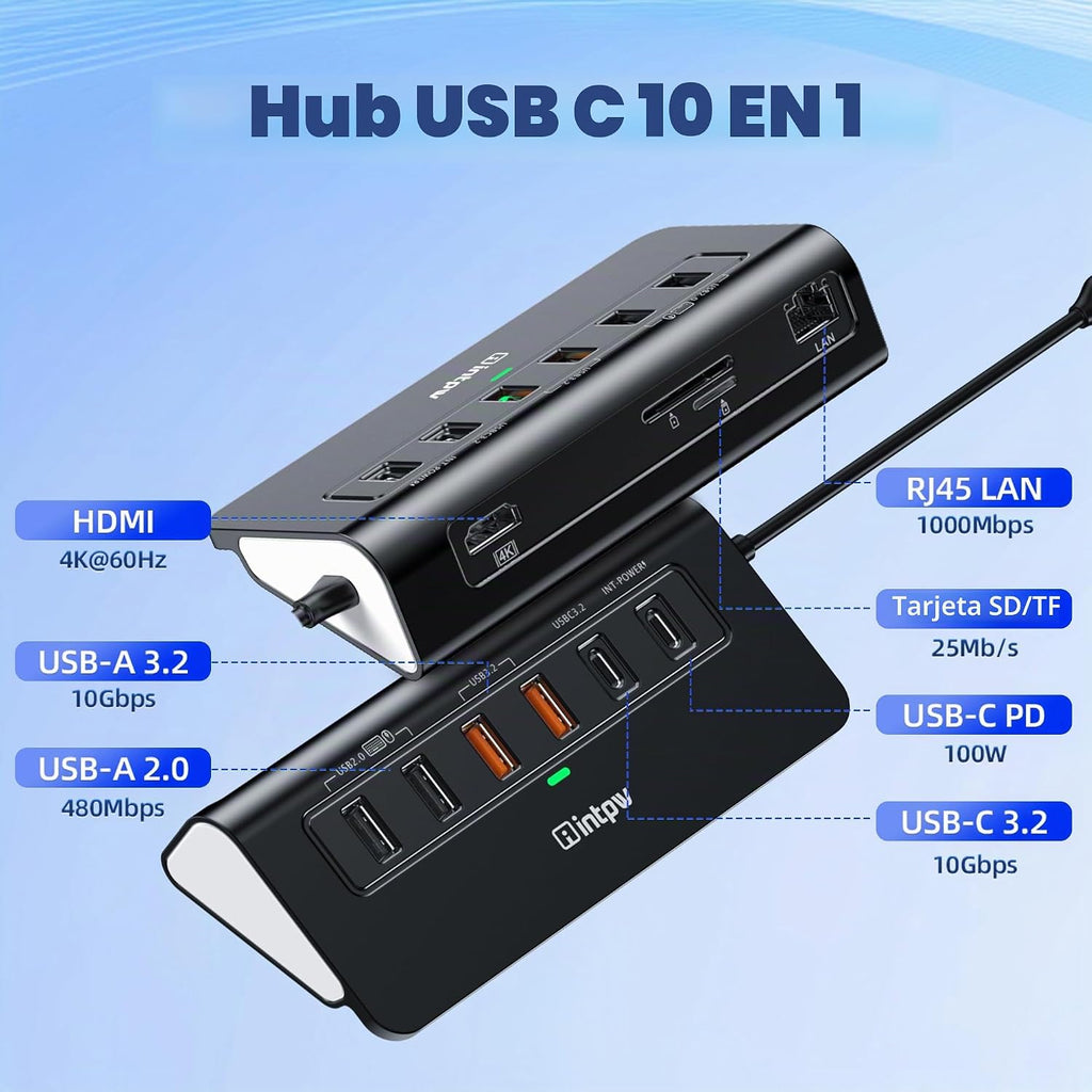 intpw, P9R, hub USB 2.0