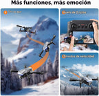 Drone con cámara para adultos, cuadricóptero sin escobillas con pantalla, 2