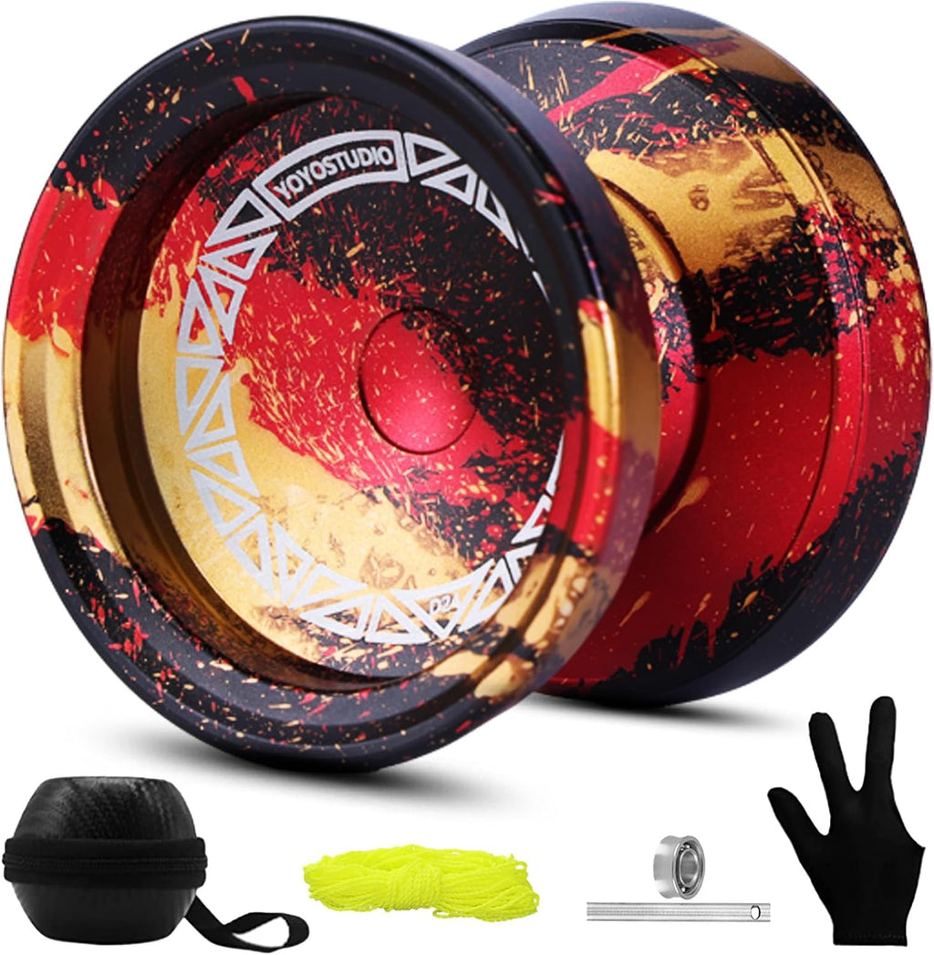 YOYOSTUDIO D24 Yoyo profesional de giro de dedo, yoyo sensible para niños