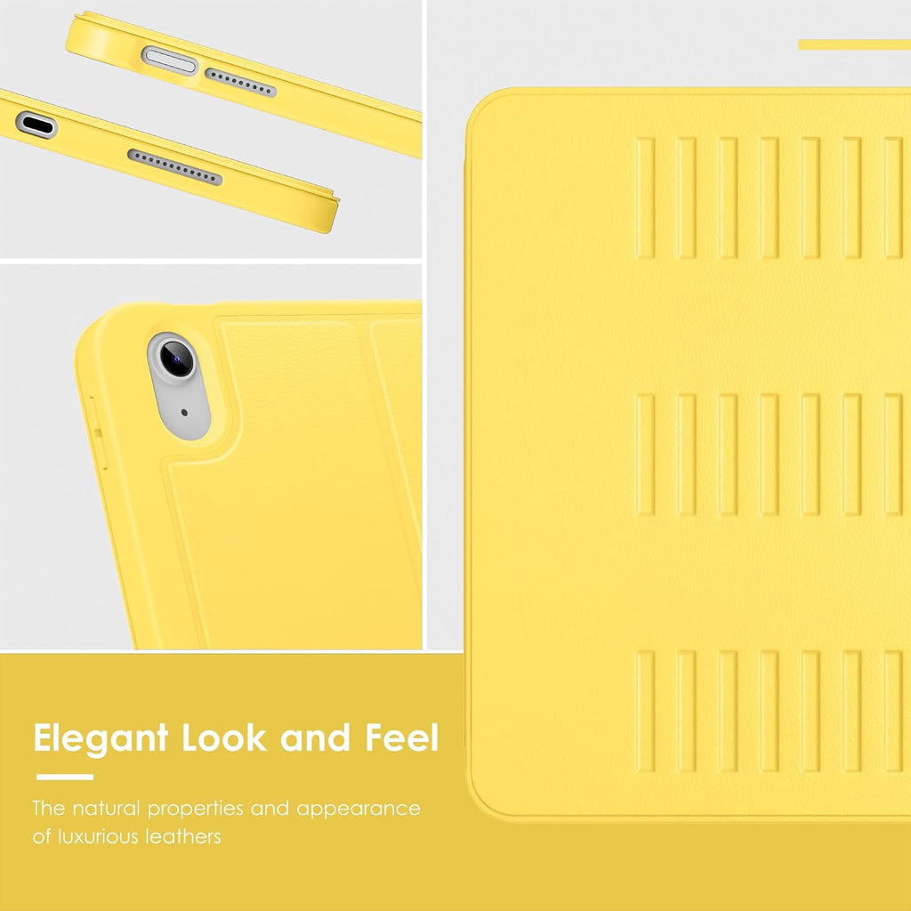 Funda para iPad (A16) de 11 pulgadas 2025 y iPad de 10ª/11ª generación de 10.9 pulgadas 2022, Soporte Magnético con Múltiples Ángulos, Parte Trasera Resistente a Golpes, Soporte para Lápiz, y
