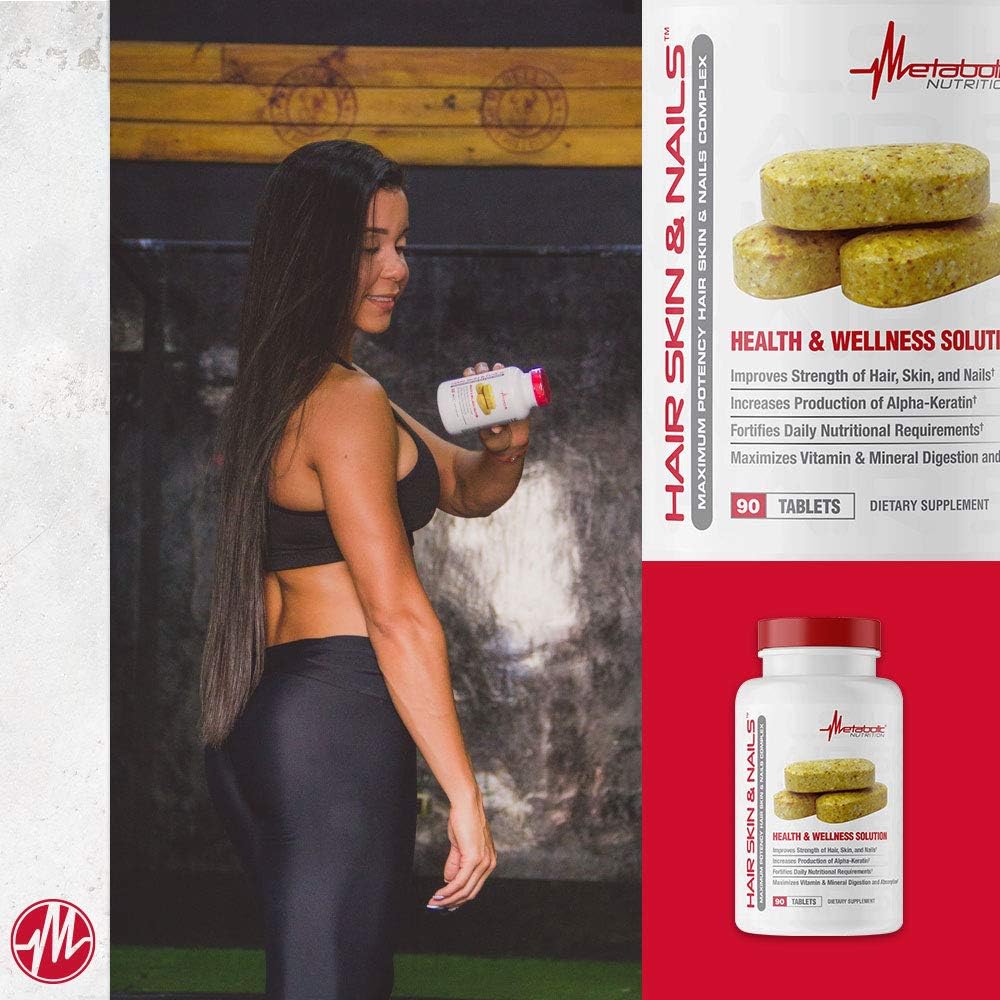 Metabolic Nutrition Cabello Piel y Uñas Máxima Potencia Salud y Bie...