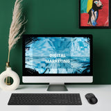 SHUNJINRUN Ultra Thin Ergonómico Silencioso Teclado Teclado Ratón C...