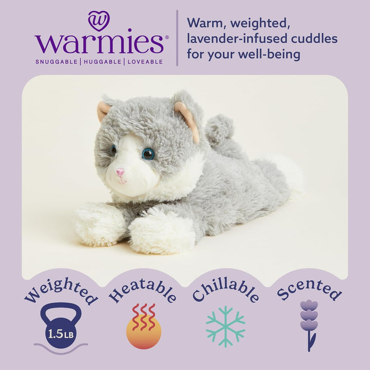 warmies Animales de Peluche Calentables en Microondas y con Peso, G...