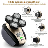 Telfun - Afeitadoras de cabeza eléctricas 5 en 1 para hombres calvo...