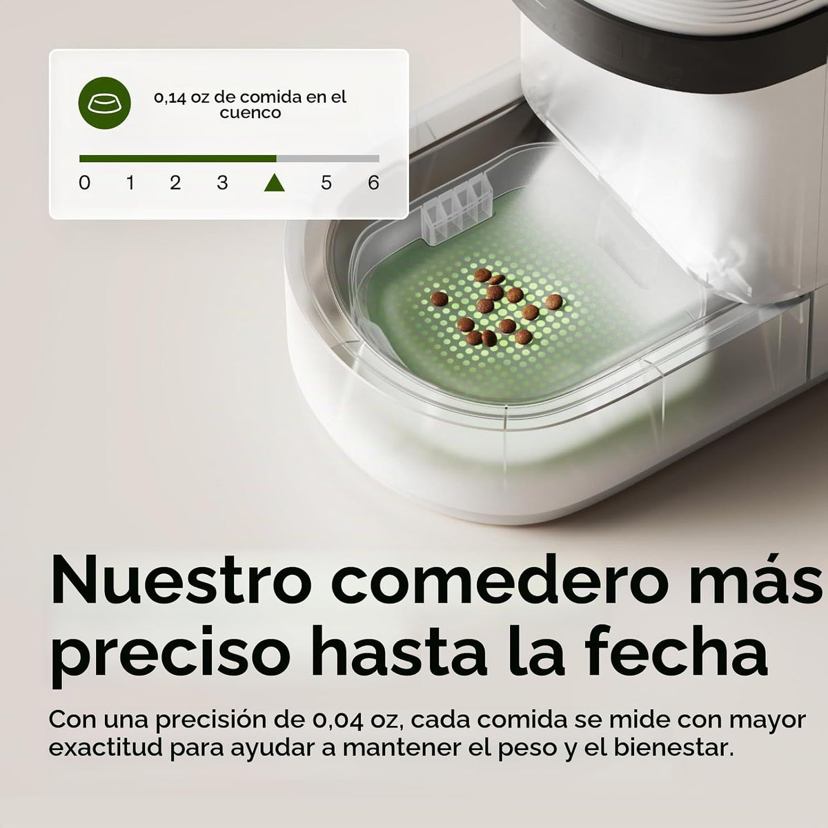 PETLIBRO Comedero automático para gatos con escala inteligente, dispensador automático de alimentos para perros con WiFi 5G con modo de alimentación doble, comedero para mascotas de 5 litros con