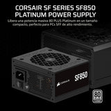 CORSAIR SF850 (2024) Fuente de alimentación ATX Platino 80 Plus Pla...