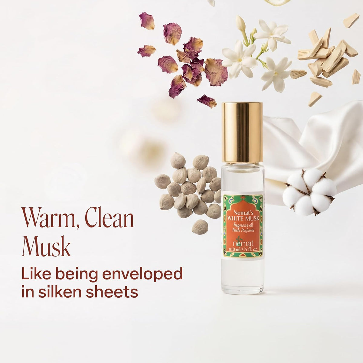 Aceite de Perfume de Almizcle Blanco en Roll-On - Aceite de Fraganc...